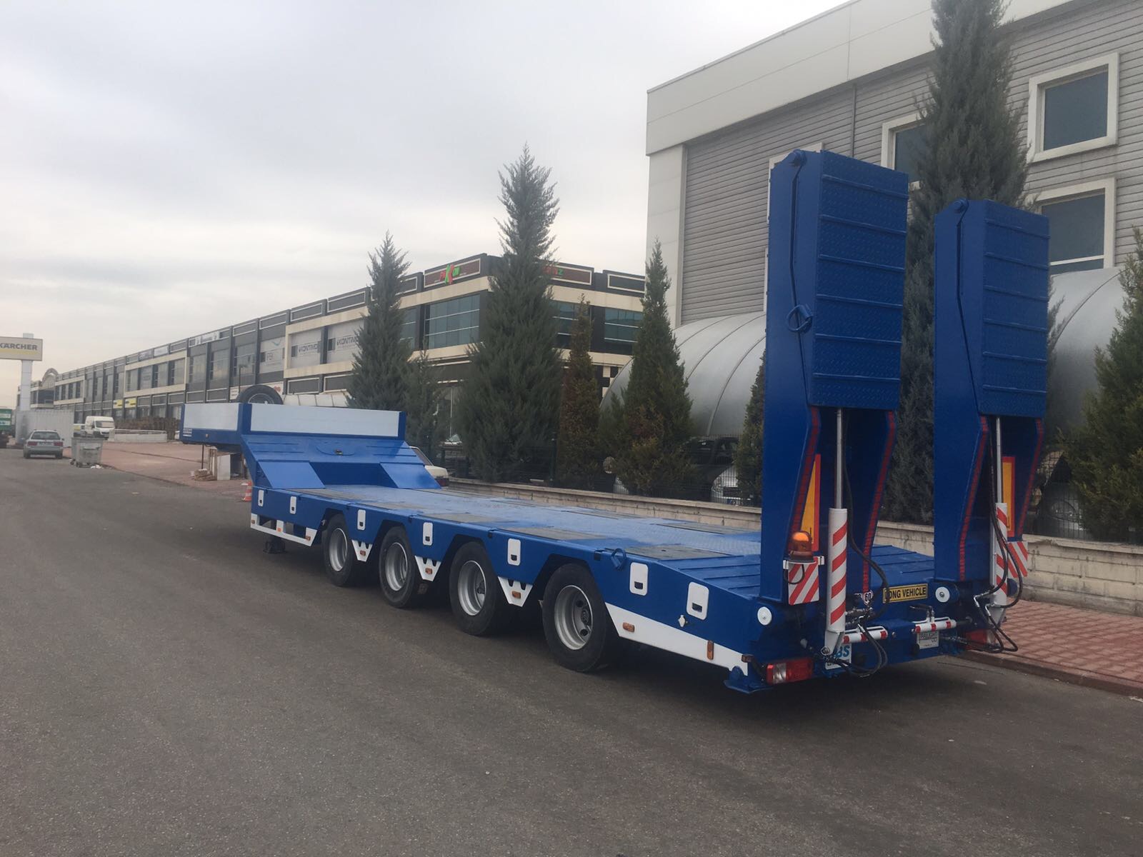 60 ton 4 axles lowbed