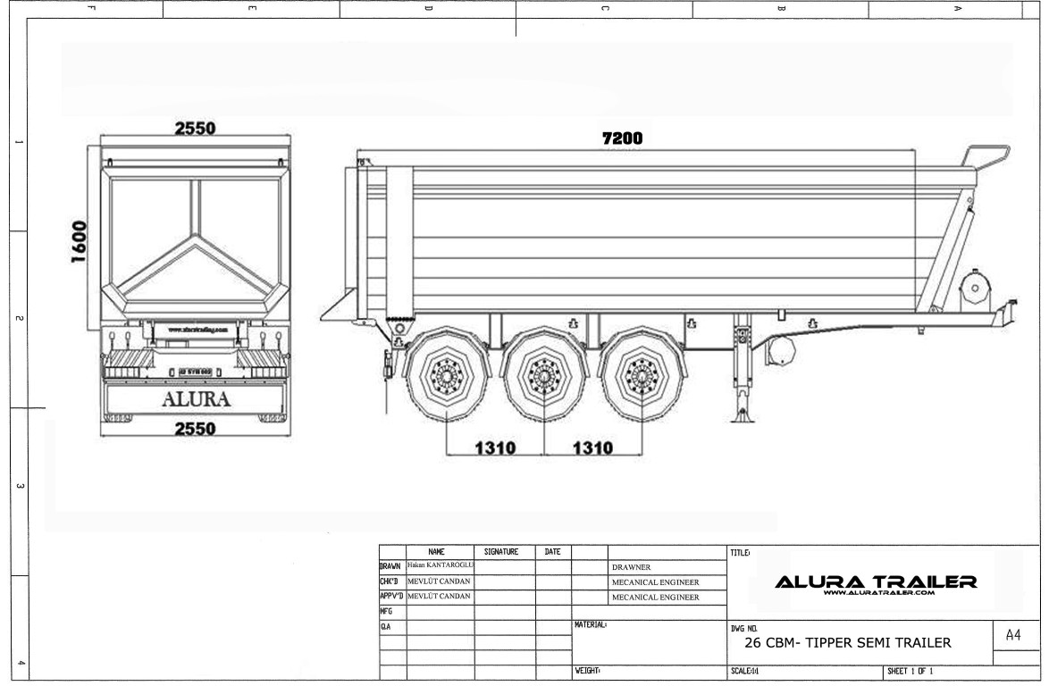 26CBM Tipper