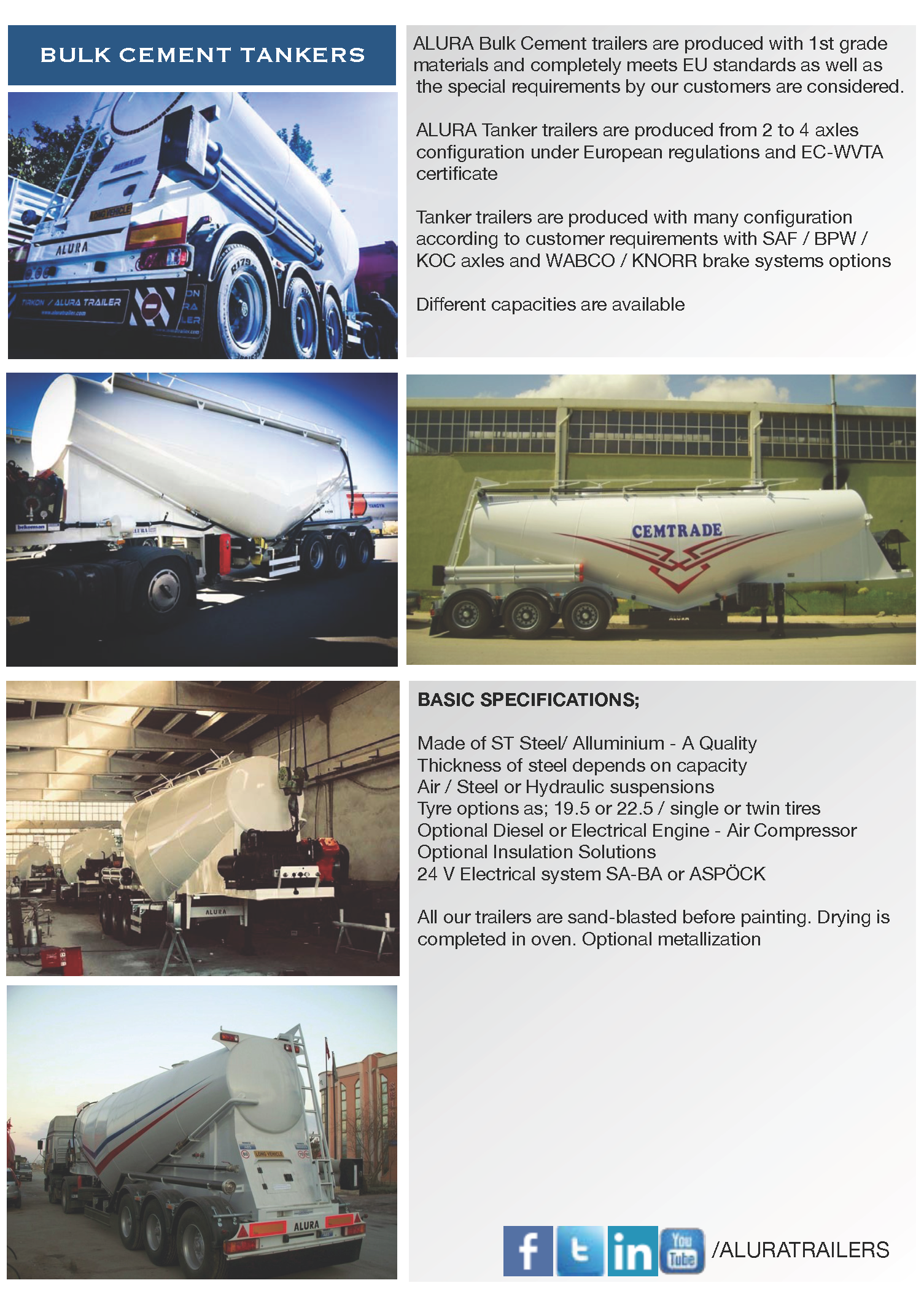 alura bulk cement trailers