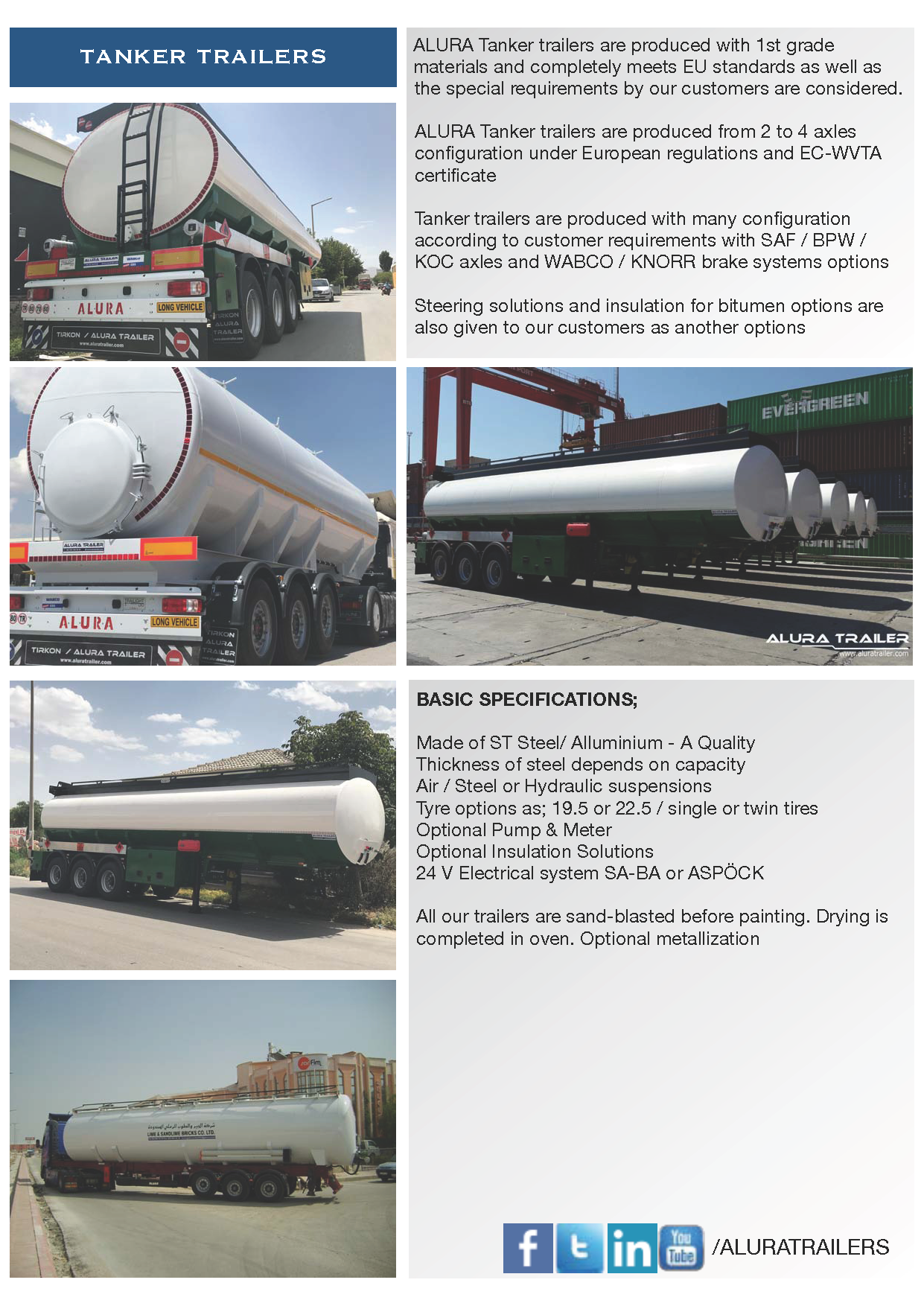 alura tanker trailers