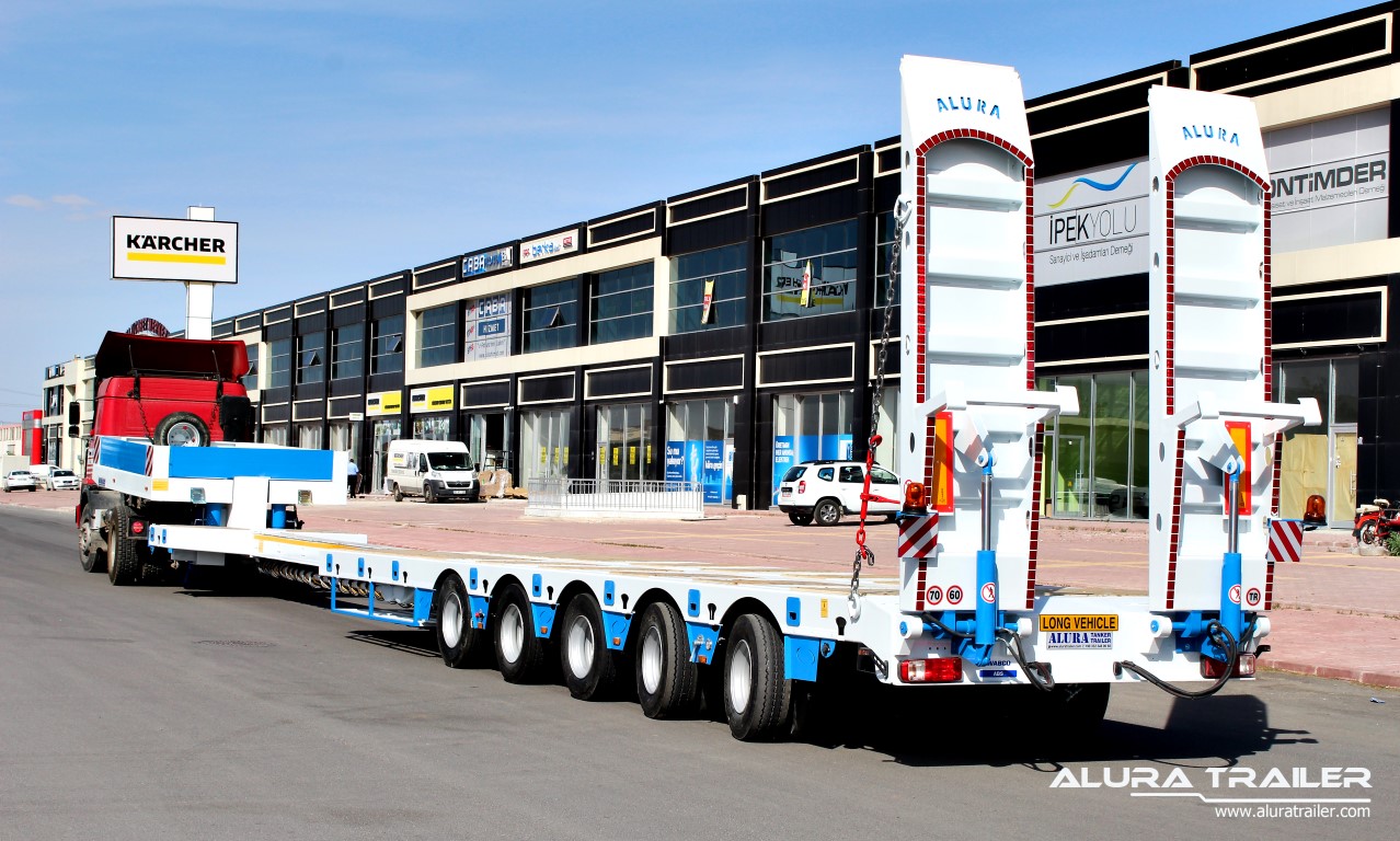 5 axles low loader4