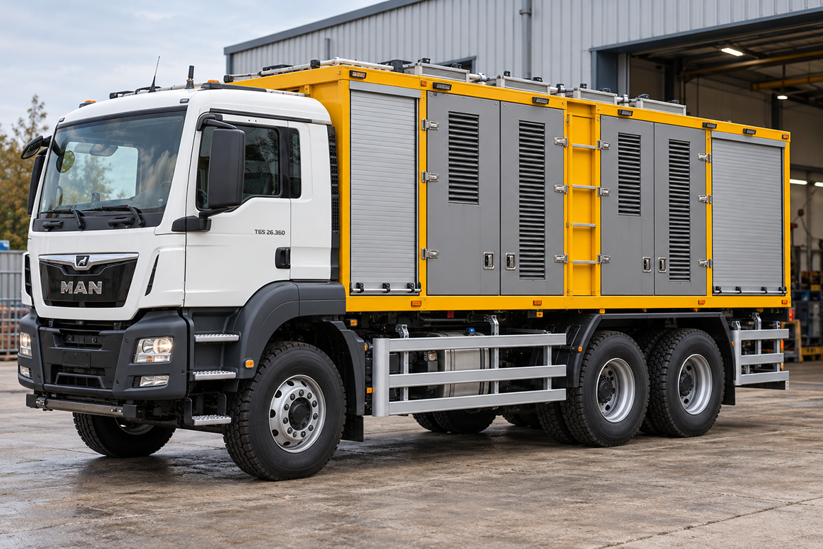 High Tonnage Lube Trucks model visualization - view 1