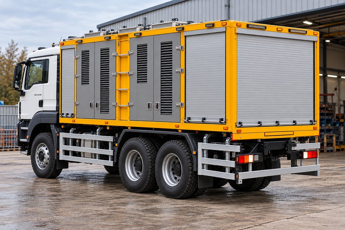 High Tonnage Lube Trucks model visualization - view 2