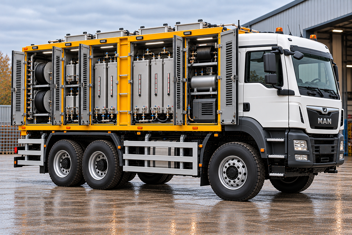 High Tonnage Lube Trucks model visualization - view 3
