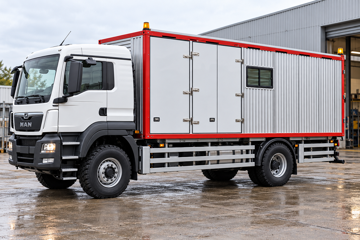 Alura 26082 Mobile Lube Service Truck model visualization