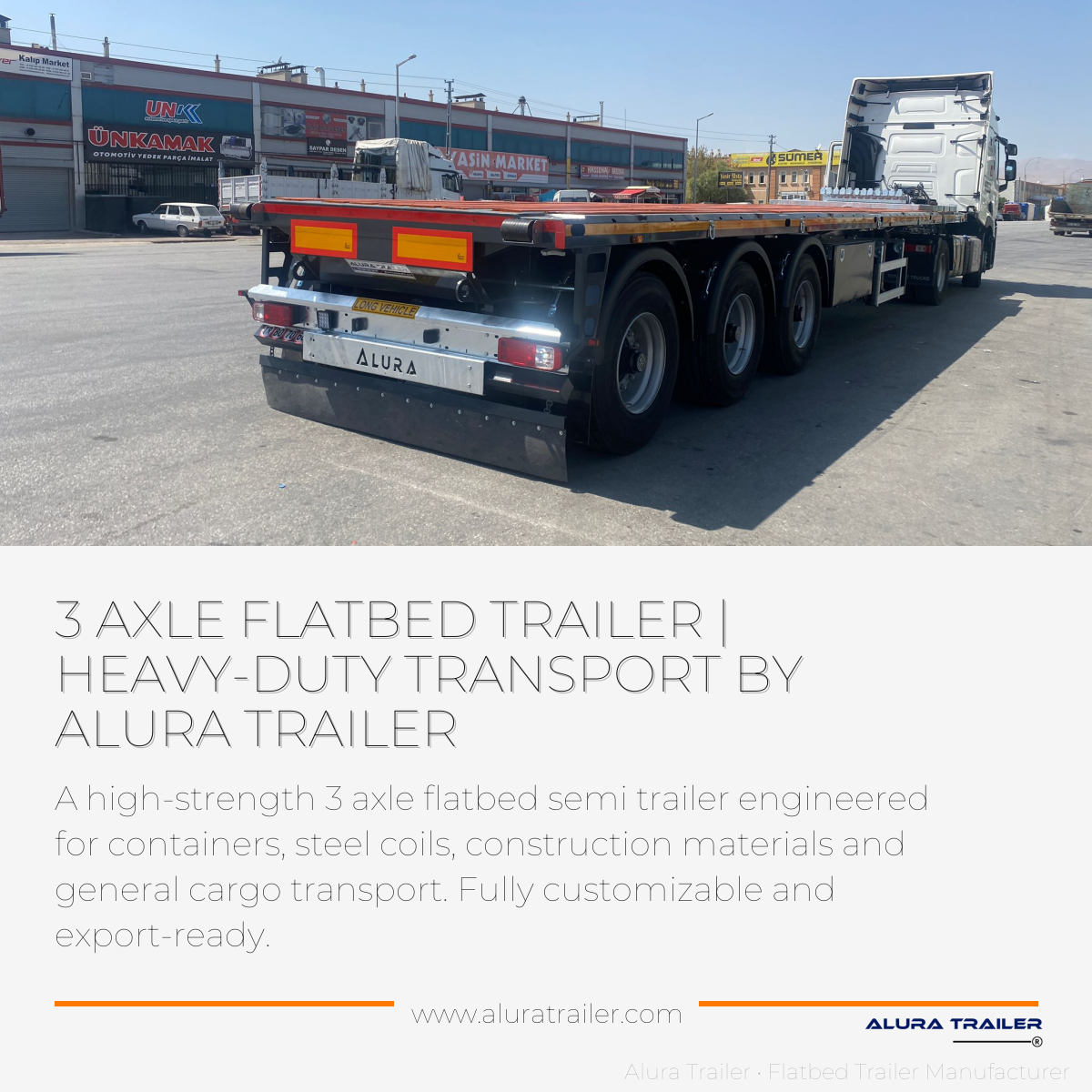 Semi Trailer Producer in Turkey | Alura Trailer