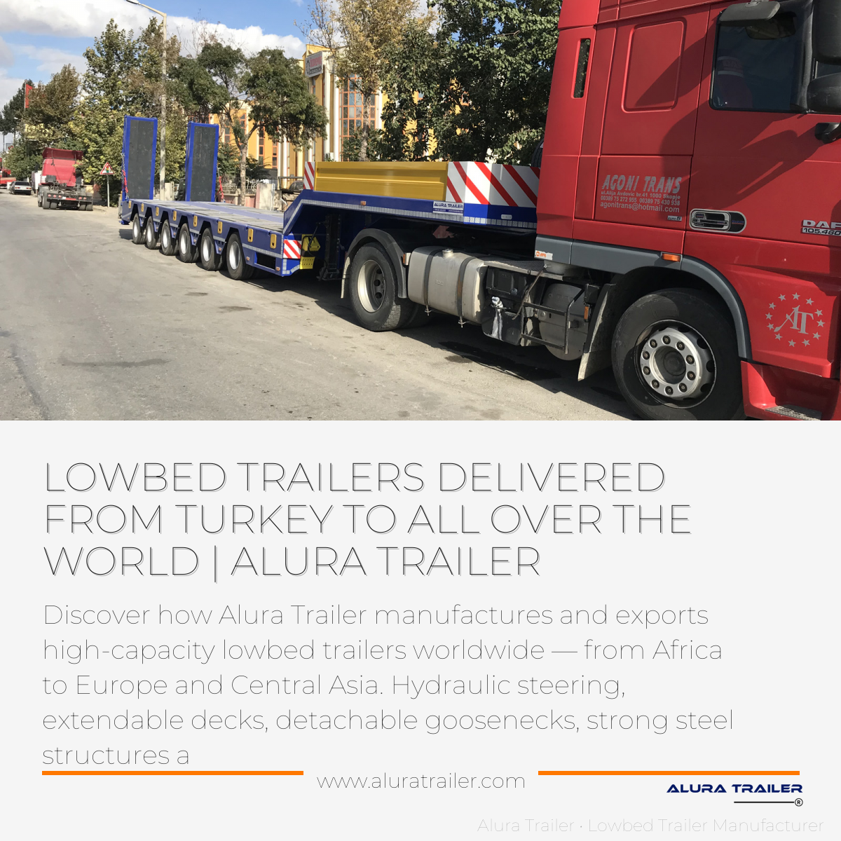 Semi Trailer Producer in Turkey | Alura Trailer