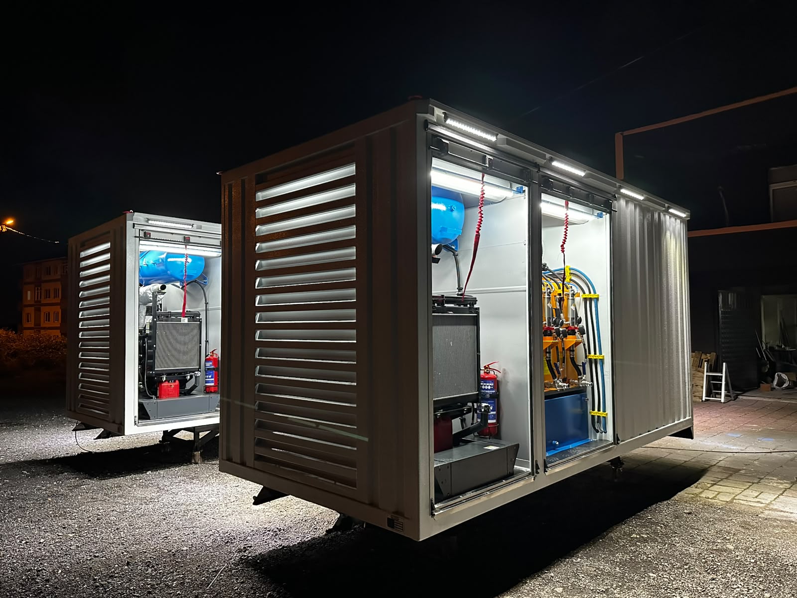 IVECO mobile workshop body with integrated field maintenance equipment