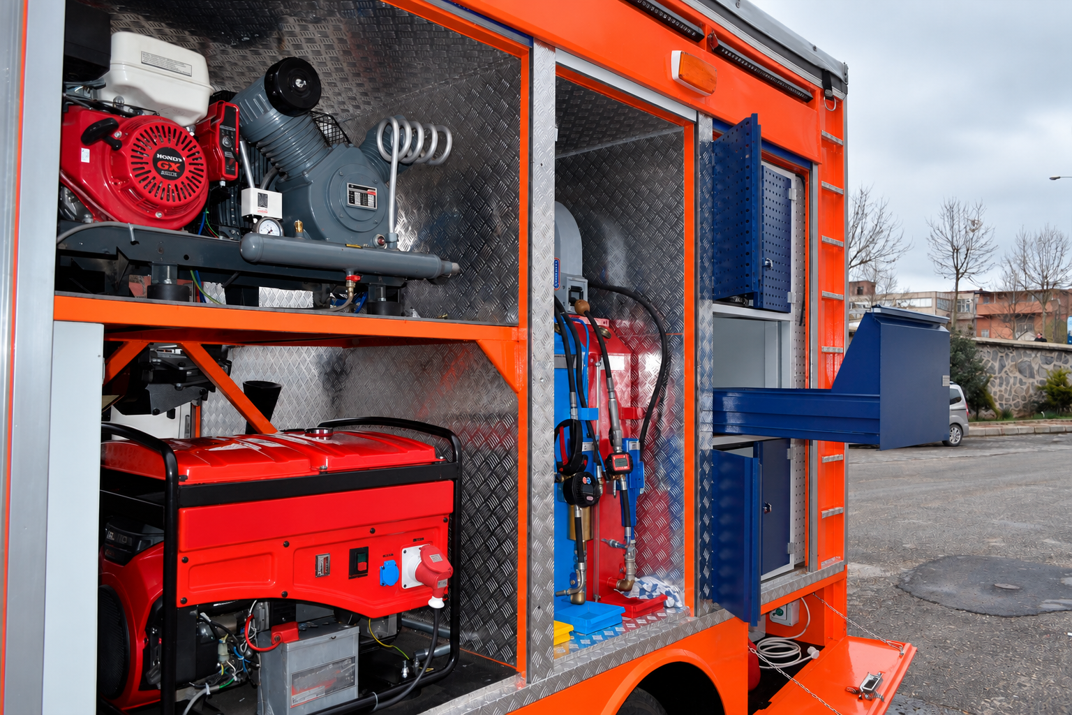 Mobile service truck delivered to Saudi Arabia